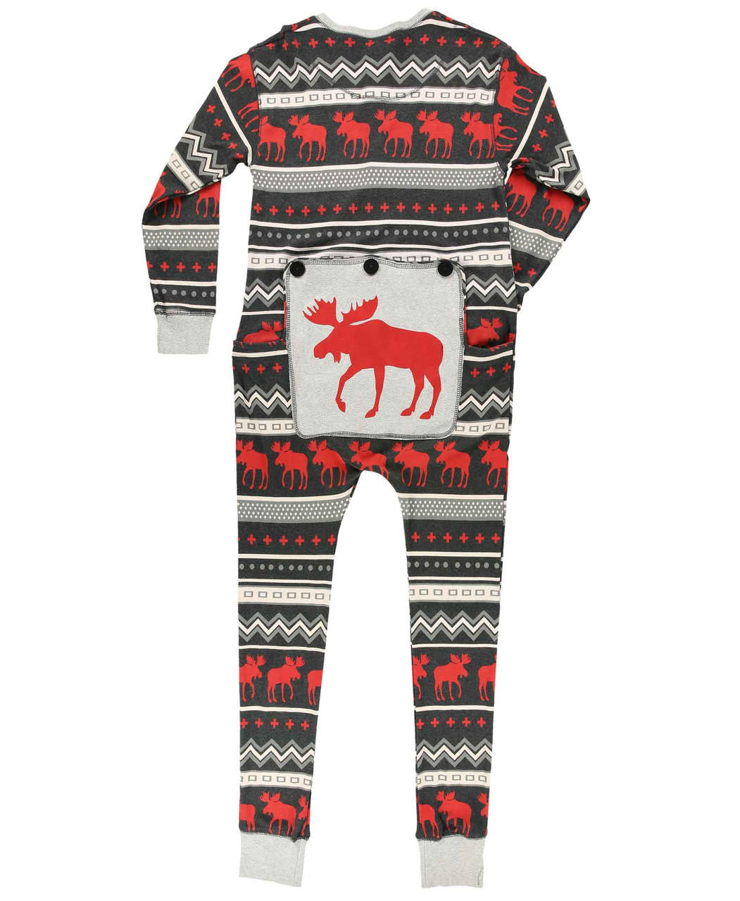 Cabin Moose Adult Onesie Flapjack