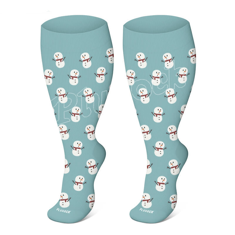 Plus Size Cute Compression Socks(3 Pairs)