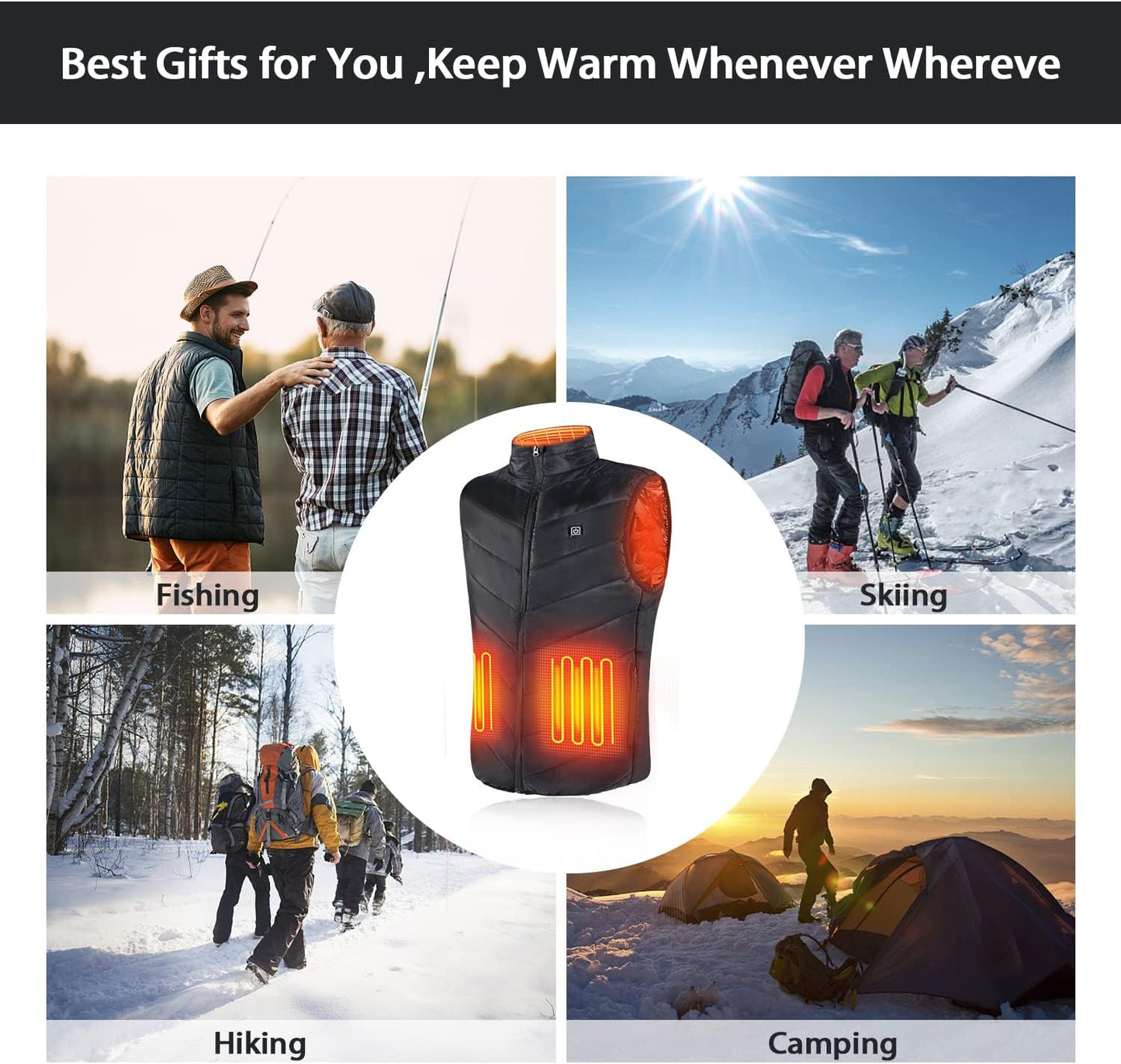 🔥Hot Sale🔥2024 New Unisex Warming Heated Vest