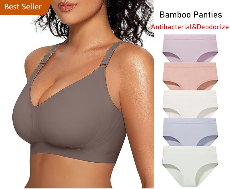 Last day promotion🔥Ultra-Fit Plus Size Comfortable Seamless Bra