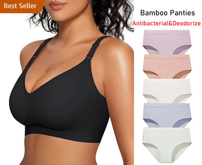 Last day promotion🔥Ultra-Fit Plus Size Comfortable Seamless Bra