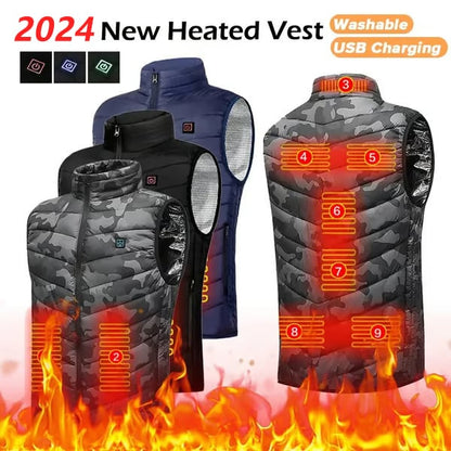 🔥Hot Sale🔥2024 New Unisex Warming Heated Vest